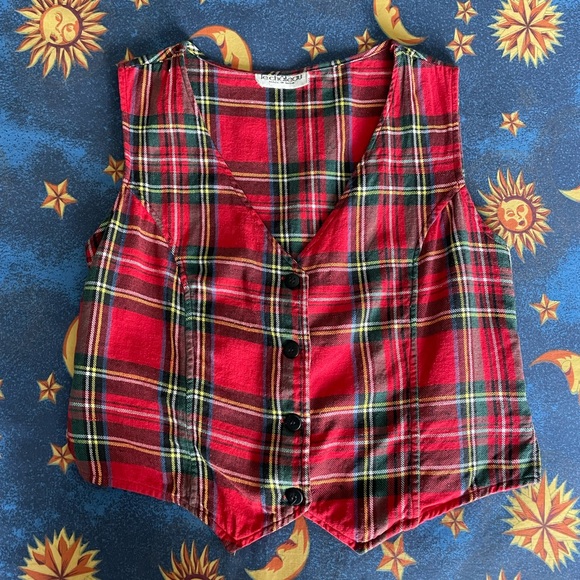 le chateau Jackets & Blazers - Vintage LeChateau plaid vest